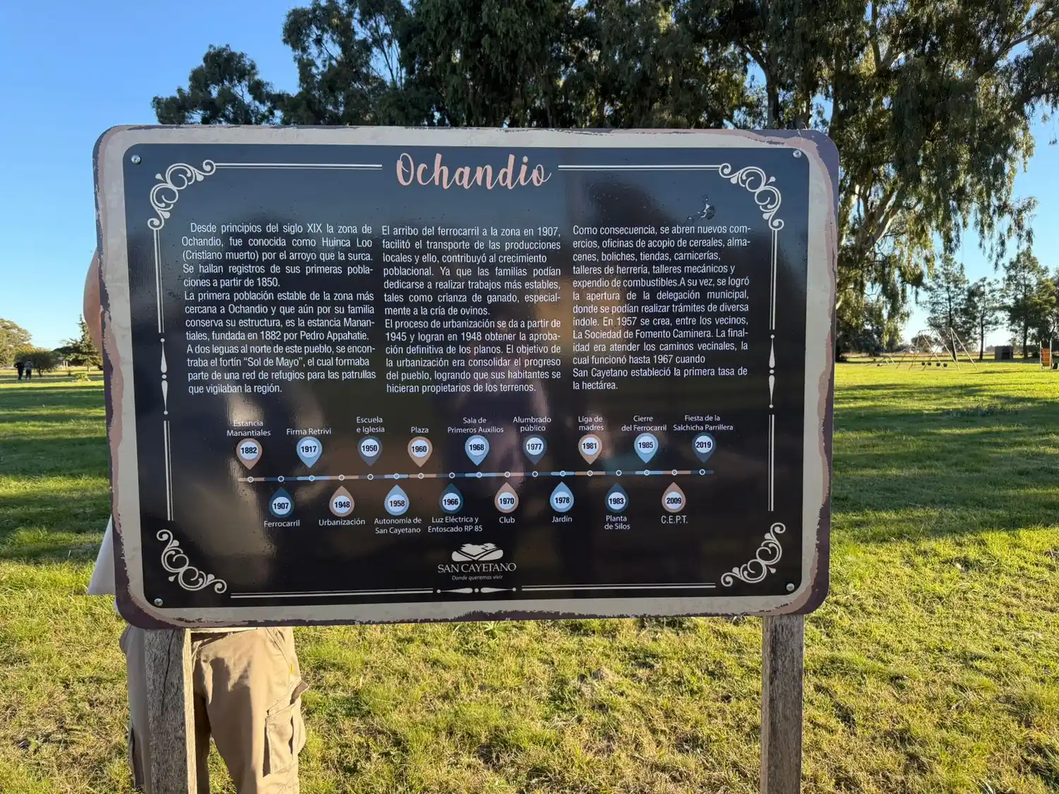 Nueva cartelería turística en Ochandio