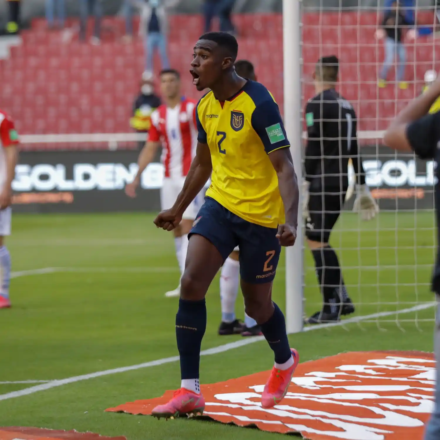 Félix Torres, uno de los defensores de Ecuador.