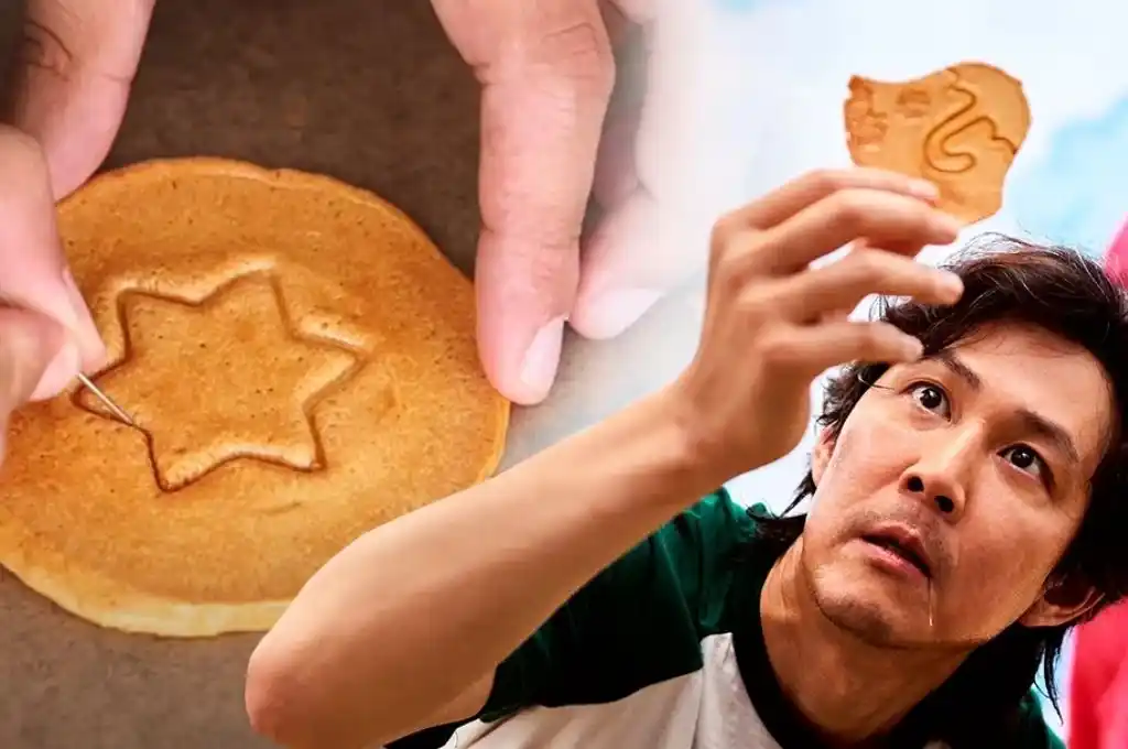 Fila de seis horas para comprar las famosas galletas de “El juego del calamar”