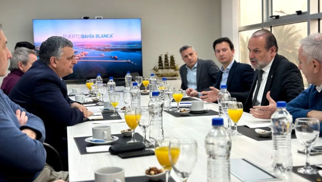 Susbielles con los directivos de YPF