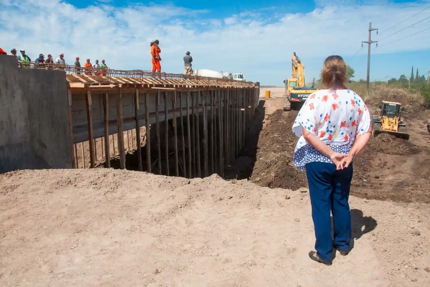Avanza la obra de pavimentación de la ruta provincial N° 51