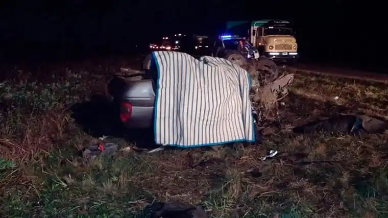 Cuatro muertos como saldo de un choque frontal en Entre Ríos