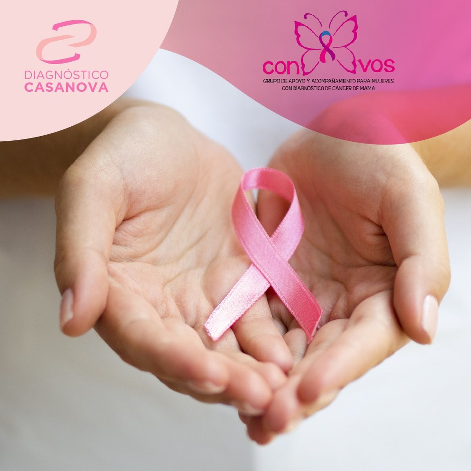 Diagnóstico Casanova y el grupo "Con Vos", concientizan sobre el cáncer de mama
