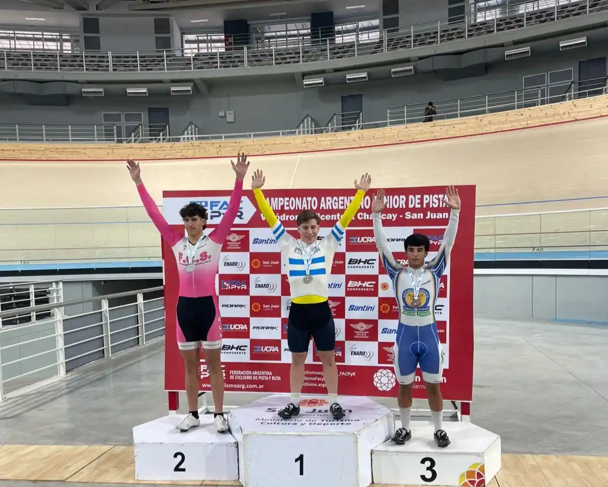 El sanfrancisqueño ocupó el lugar más alto del podio en todas las pruebas que participó.