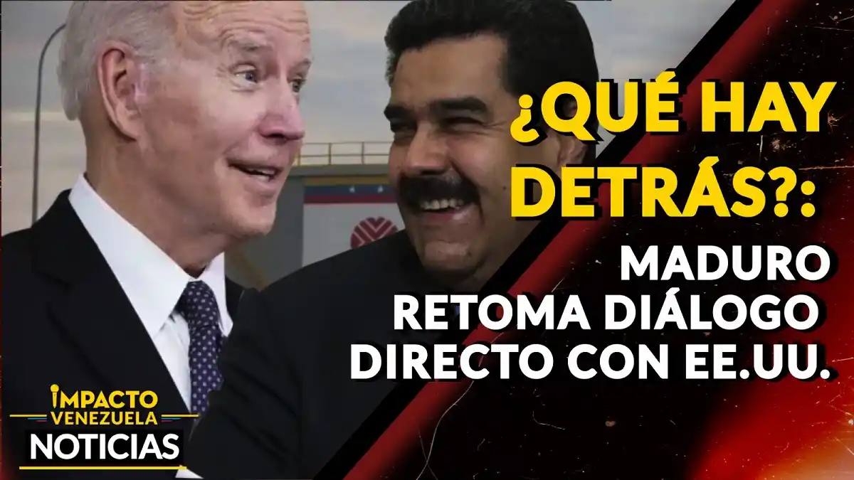¿QUÉ HAY DETRÁS? Maduro retoma diálogo directo con EE. UU. – VIDEO