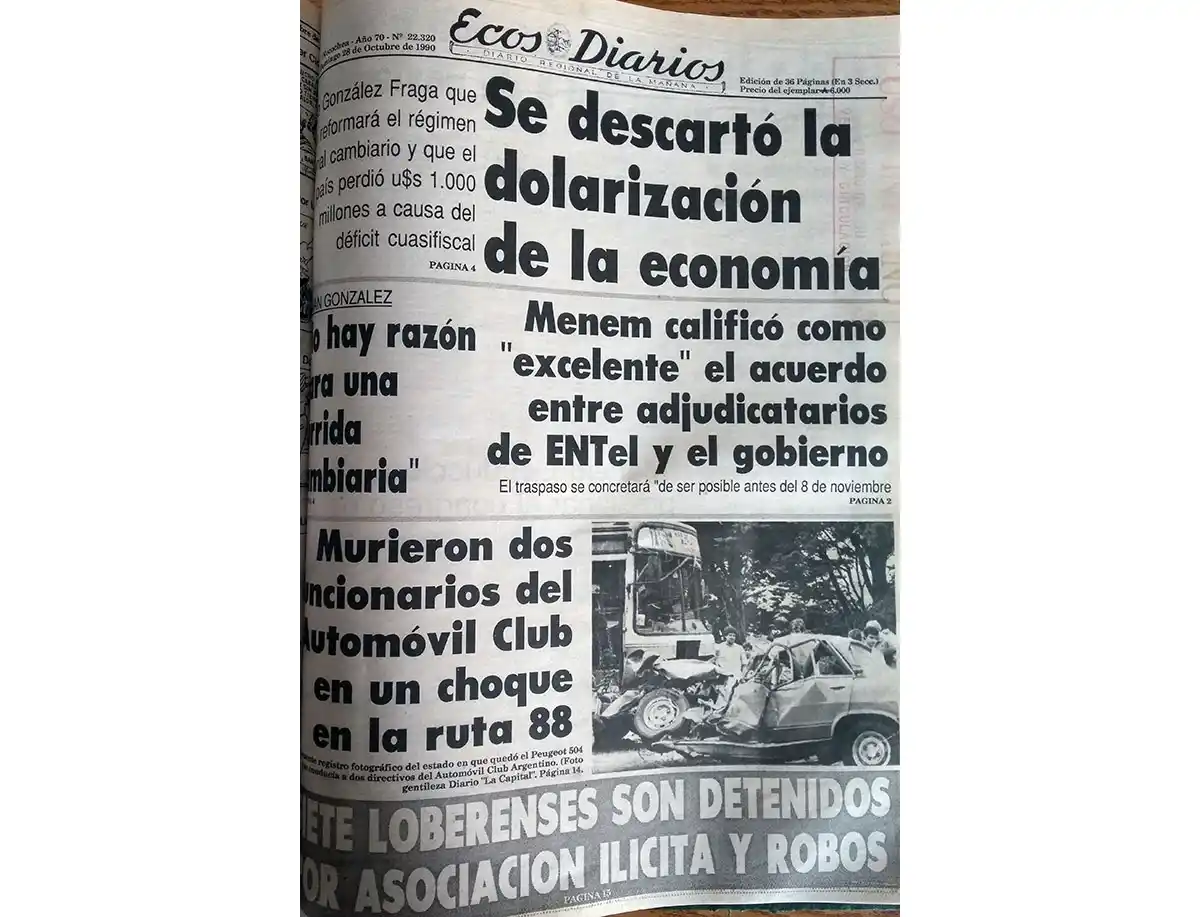 Domingo 28 de octubre de 1990