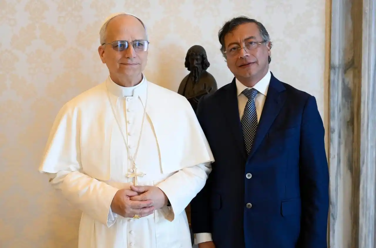 El Papa recibió en Audiencia al Presidente de Colombia, Gustavo Petro  (@Vatican media)