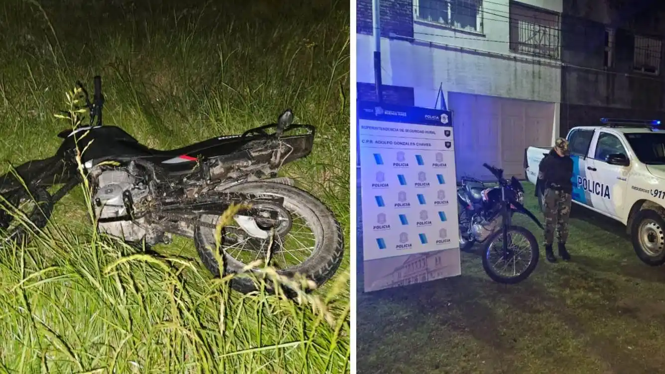 La moto registraba un pedido de secuestro activo desde el 16 de octubre