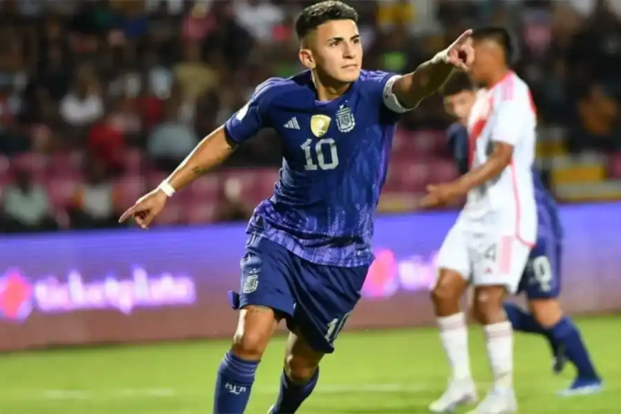 Argentina venció a Perú y subió a la cima de su zona en el Preolímpico Sudamericano