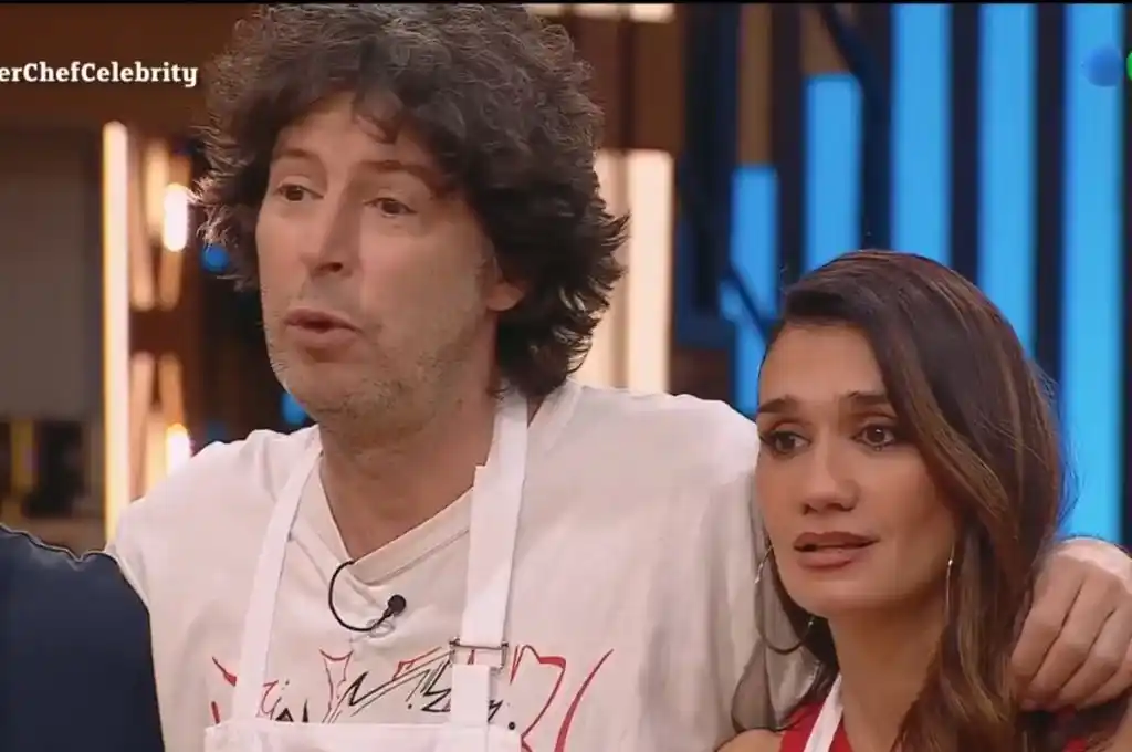 Delantal gris para los dos