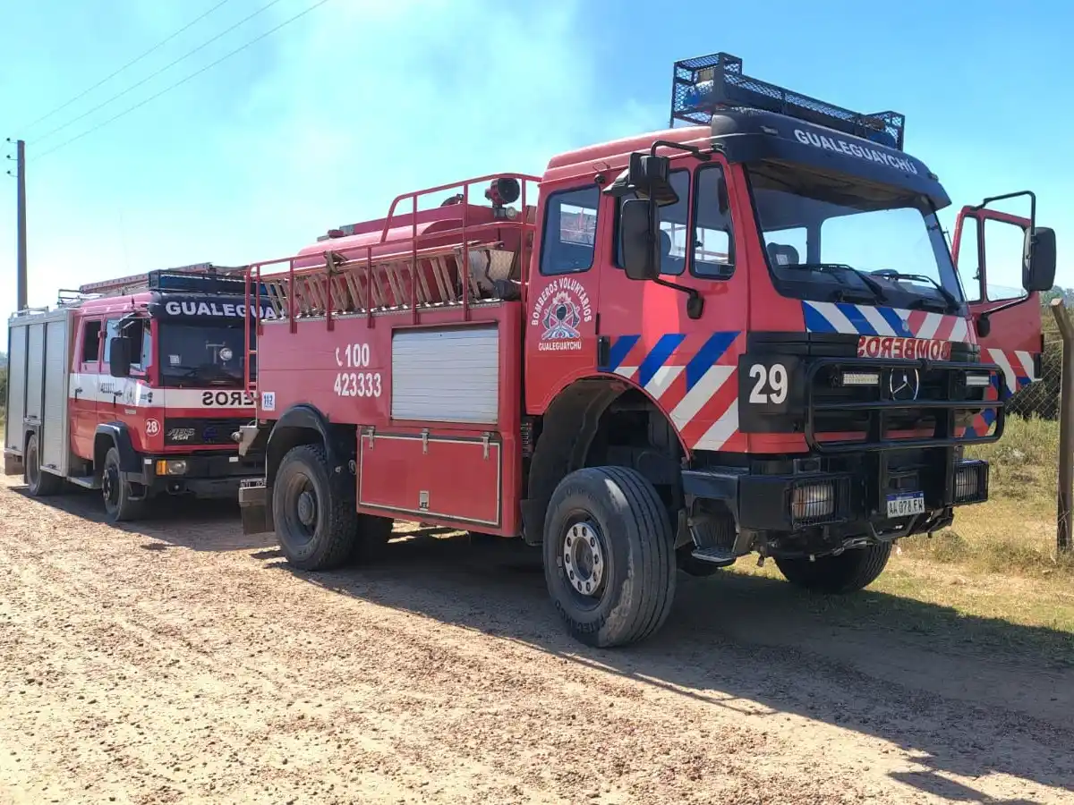Un incendio devoró 15 hectáreas de monte cerca del Arroyo El Cura: los Bomberos trabajaron 7 horas para combatirlo
