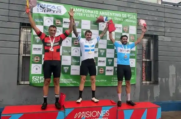 ¡Doble gloria para Chascomús! Alejandro Tallarico Padre e Hijo, Campeones Argentinos de Ciclismo