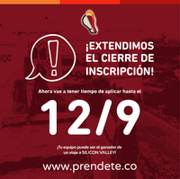 Se extiende la inscripción al concurso Prendete