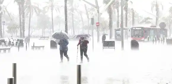 Gobierno catalán  envía ALERTA de LLUVIAS TORRENCIALES en Barcelona (+Videos)
