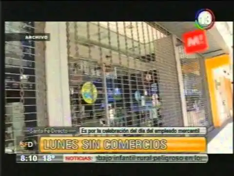 El lunes no habrá actividad comercial