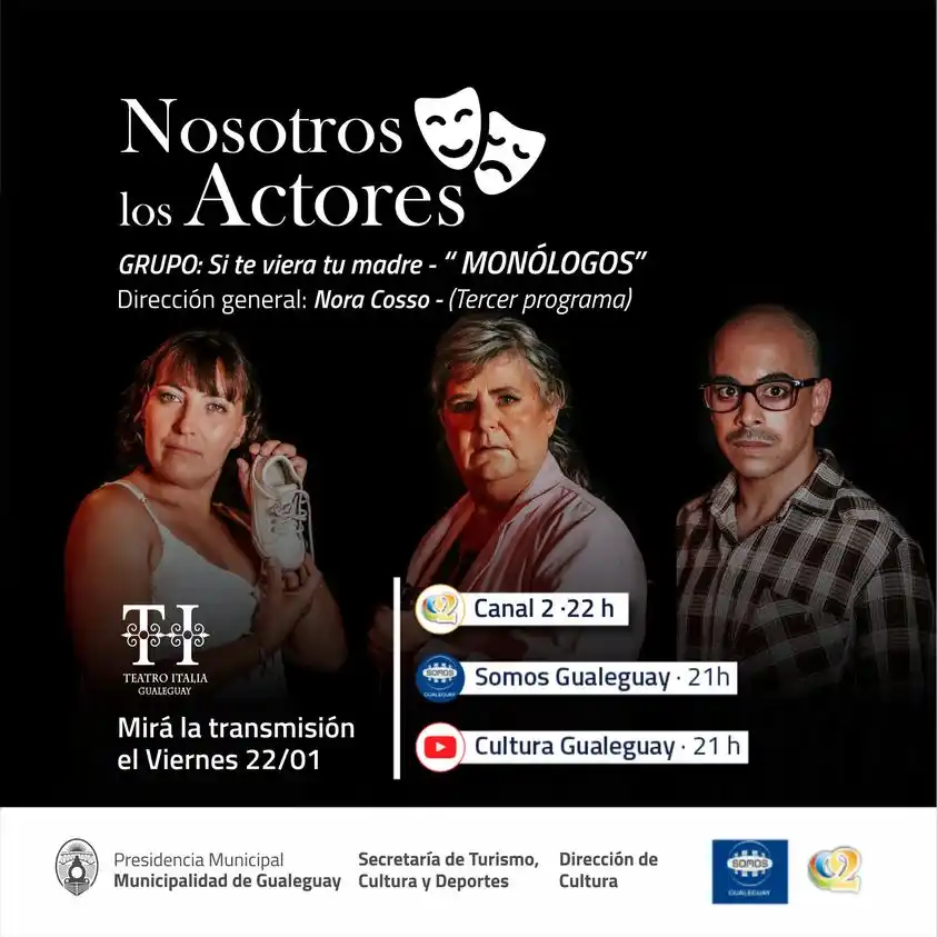 El Teatro Italia presenta "Monólogos"