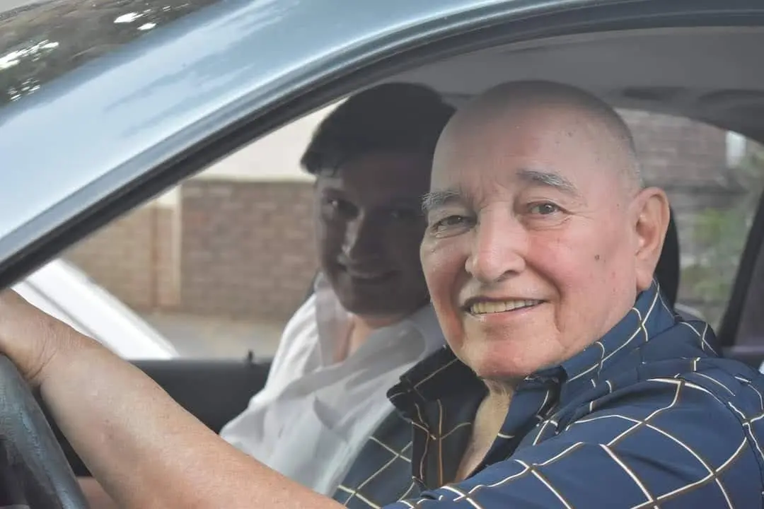La foto que compartió el exconcejal Gastón Casco para despedir a su padre.