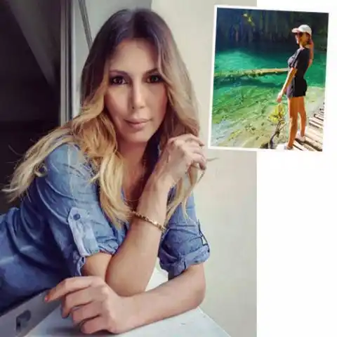 Mientras su ex está preso, Celina Rucci pasea por un lugar paradisíaco
