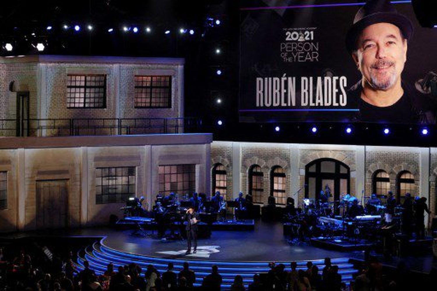 Rubén Blades agradeció el honor. Foto AFP