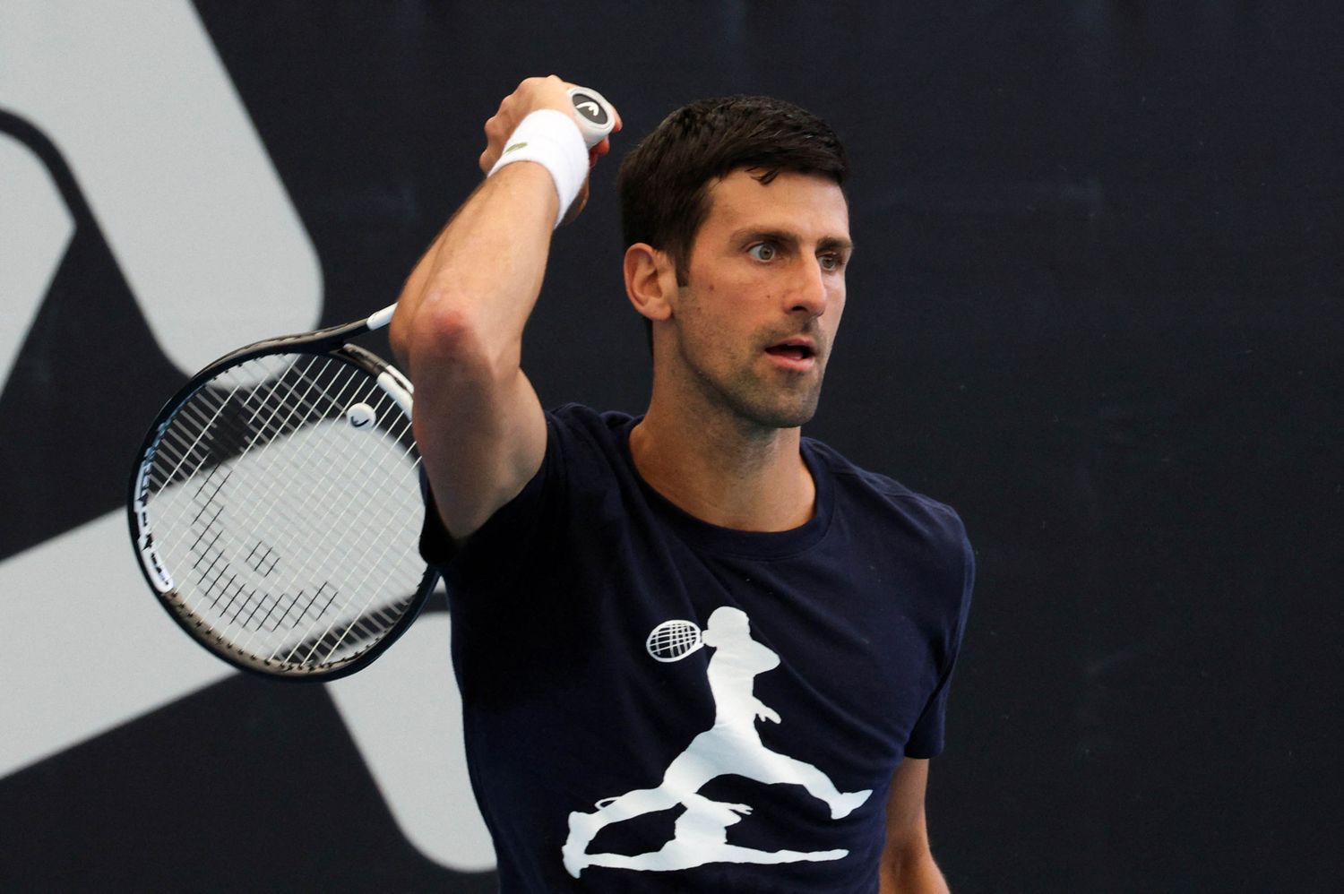 Djokovic disfruta su regreso a Melbourne