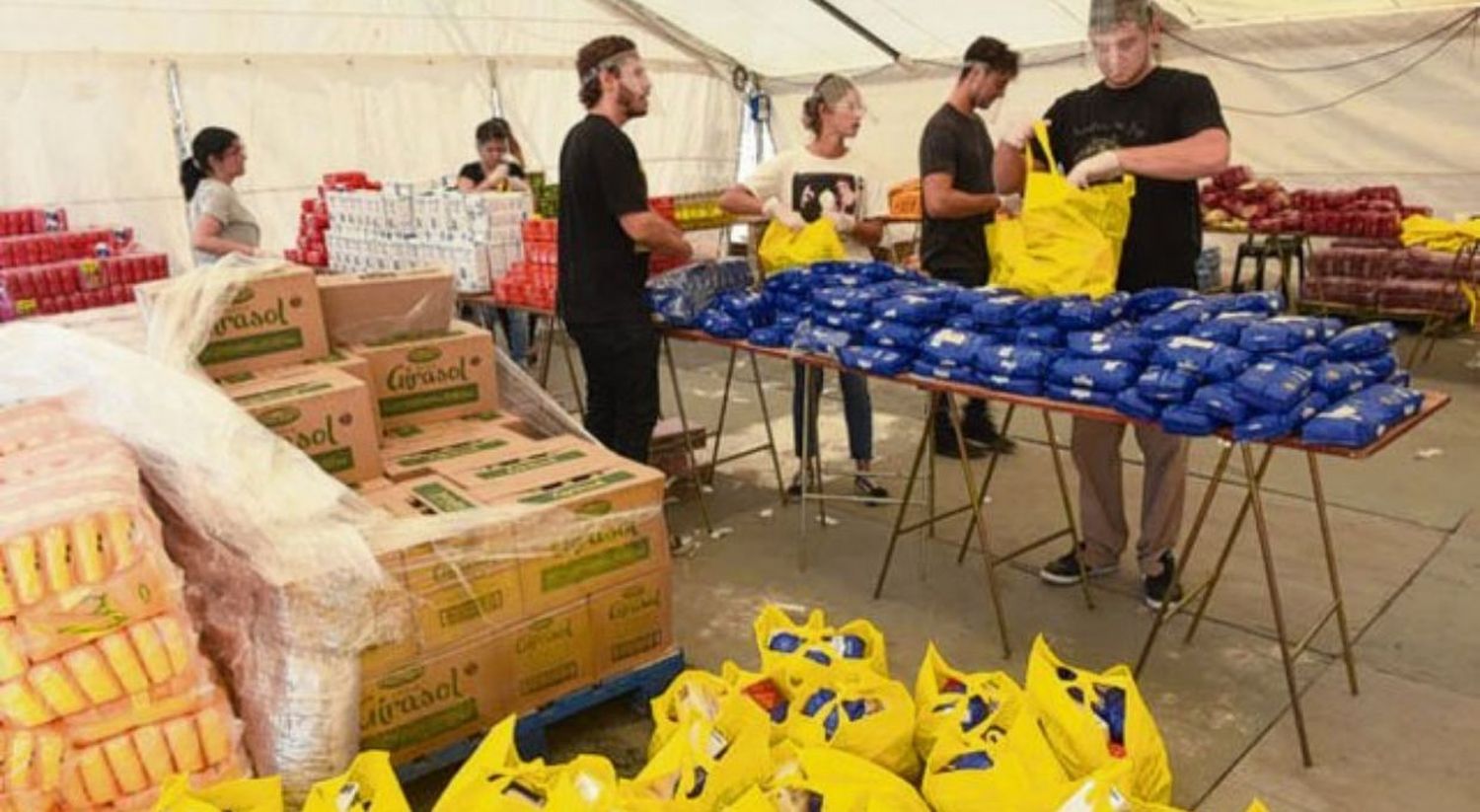 El Banco de Alimentos de Rosario centraliza las donaciones de comida