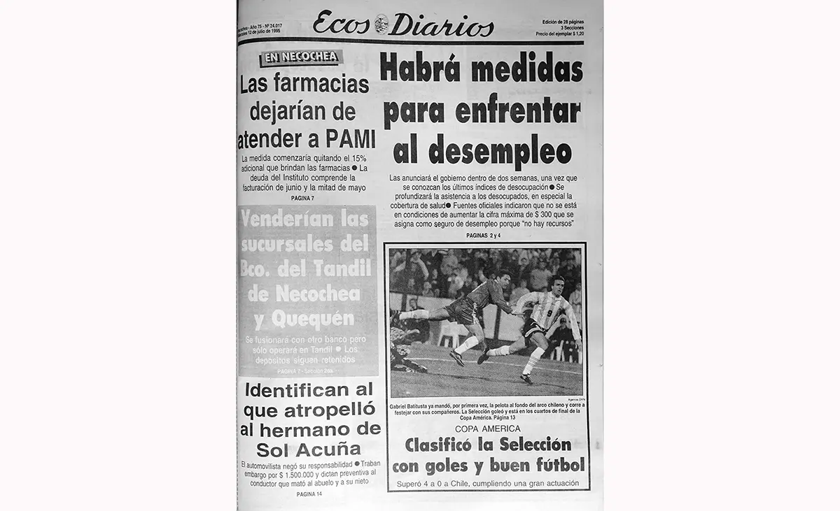 Miércoles 12 de julio de 1995