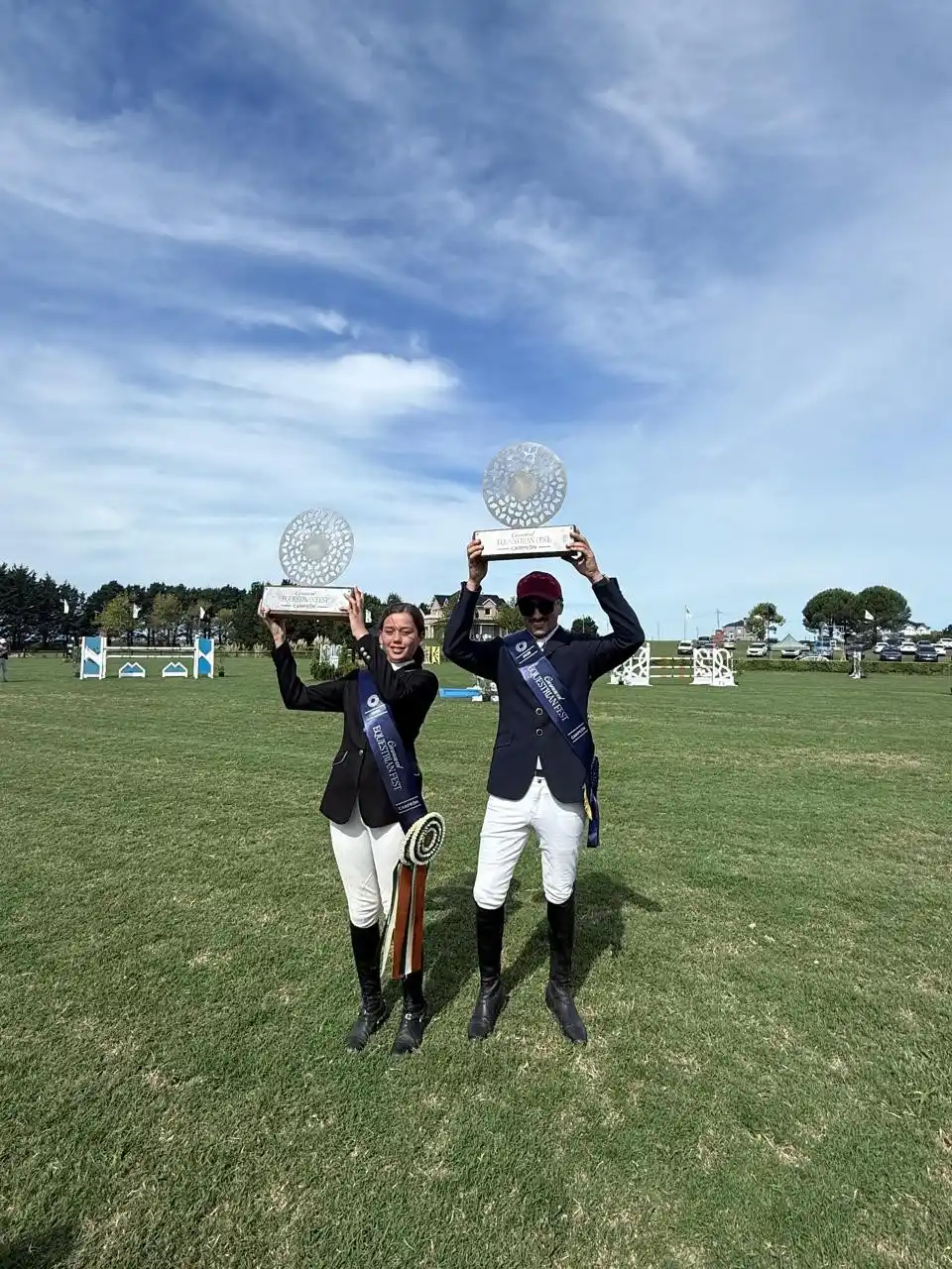 Los campeones Florencia D’Angelo y Nicolás Espejo