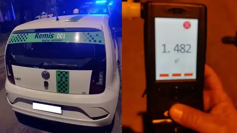 Un remisero manejaba borracho: tenía casi 1,5 gramos de alcohol en sangre
