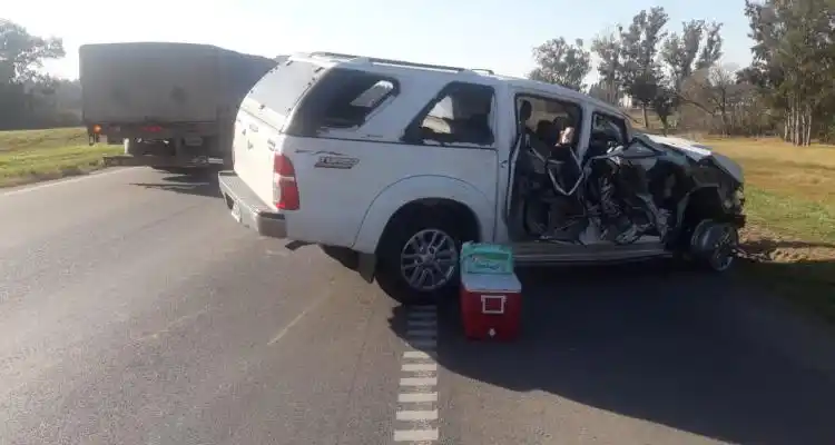 Ruta 9: Tres heridos con lesiones leves tras un accidente en inmediaciones de Gobernador Castro
