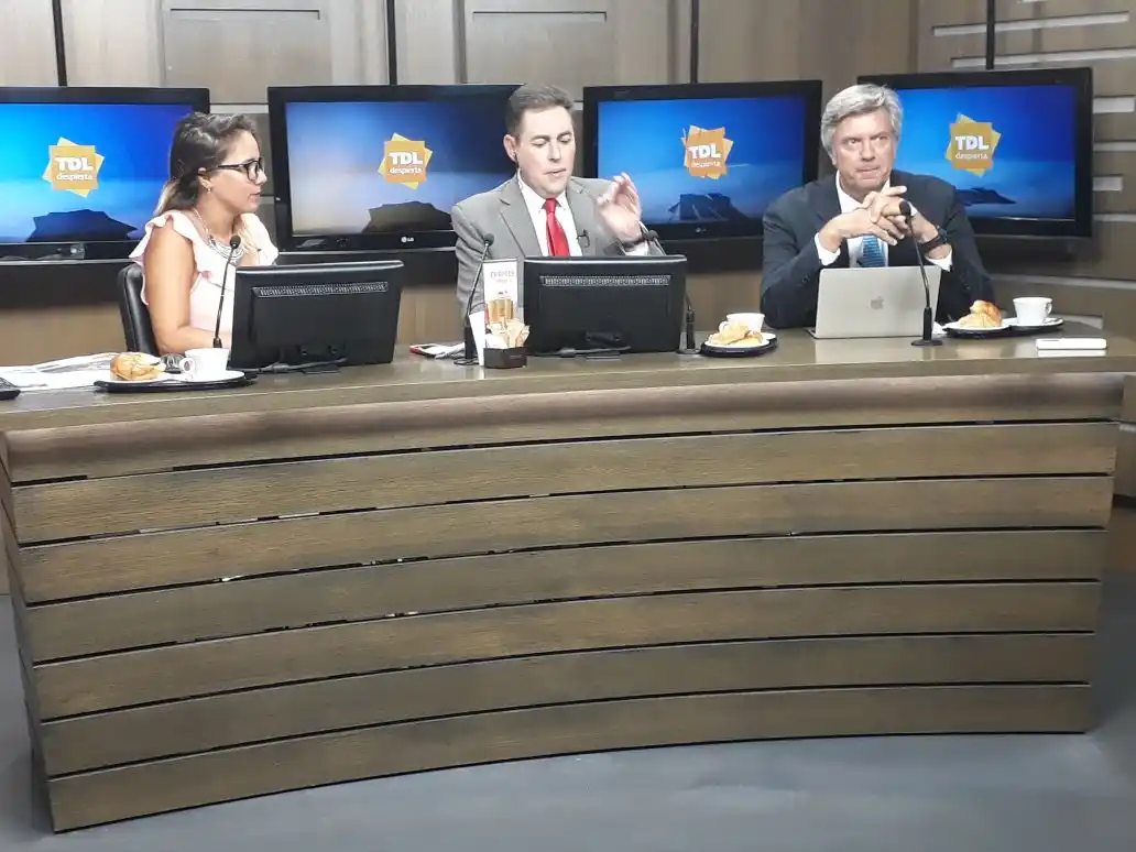 Mauricio D´Alessandro en el desayuno de "Tandil Despierta"