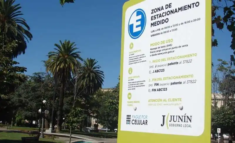 En enero comienza a regir el estacionamiento medido en Junín