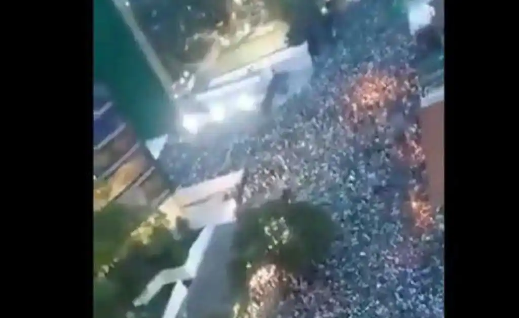 Palmeiras salió campeón y unos 50 mil hinchas invadieron las calles