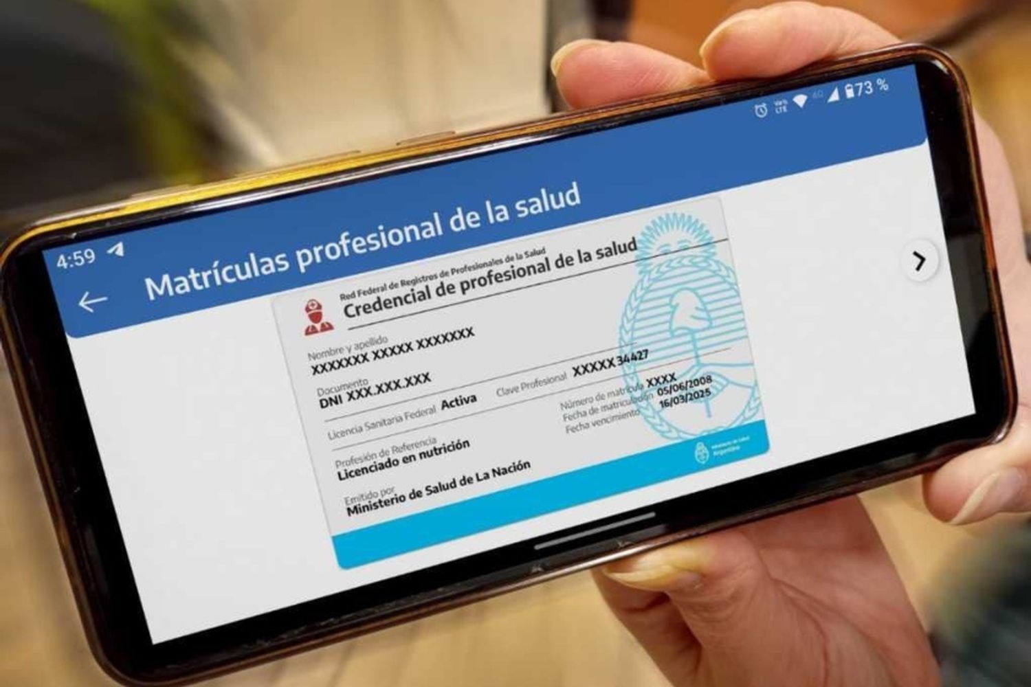 Las matrículas de los profesionales de la salud serán digitales en Argentina