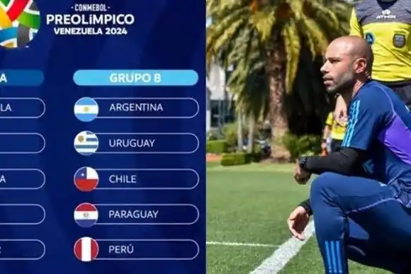 CONMEBOL sorteó el Preolímpico clasificatorio a París 2024