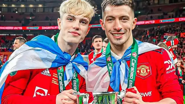 Garnacho habló de su relación con Lisandro Martínez: "Es como mi padre"