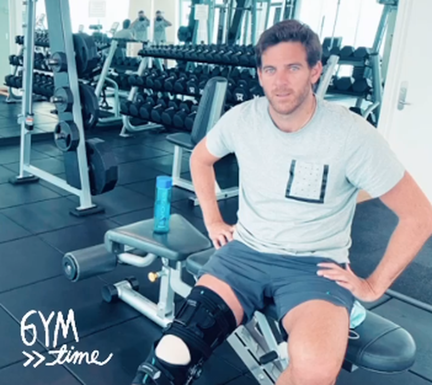 Del Potro continúa con su recuperación en Miami