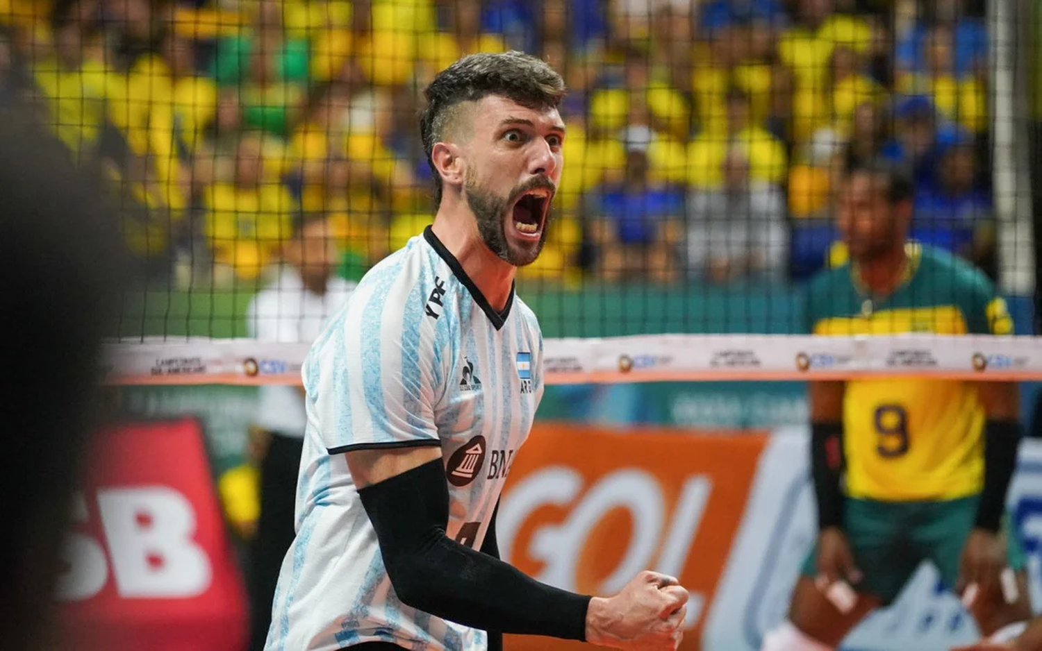 Facundo Conte, una de las estrellas de la selección de voley