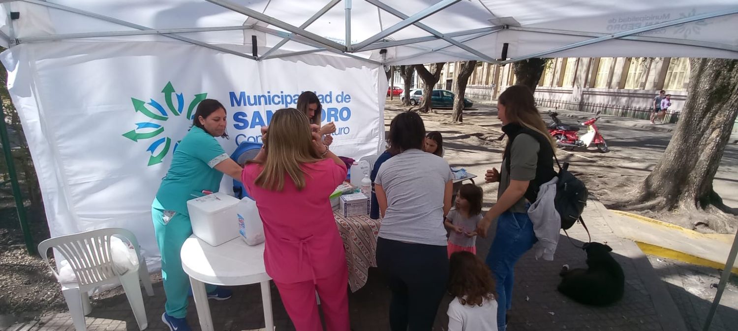 Por el clima, suspendieron Mercados Bonaerenses y el programa de vacunación en plaza Belgrano