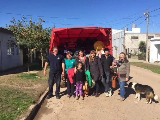 El Voluntariado Gualeguay realizó jornada solidaria en el 5to. Distrito
