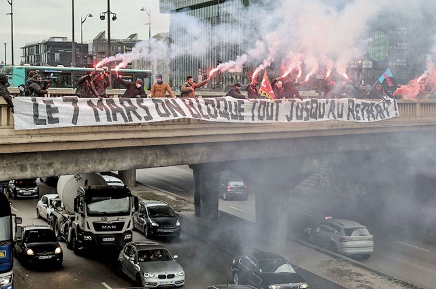 Nueva huelga en Francia en rechazo a la reforma jubilatoria de Macron