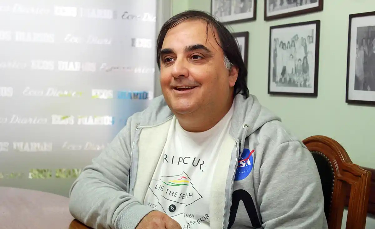 Satisfacción. La de Gustavo Rodríguez por el presente que vive el Centro de Formación Profesional N° 403