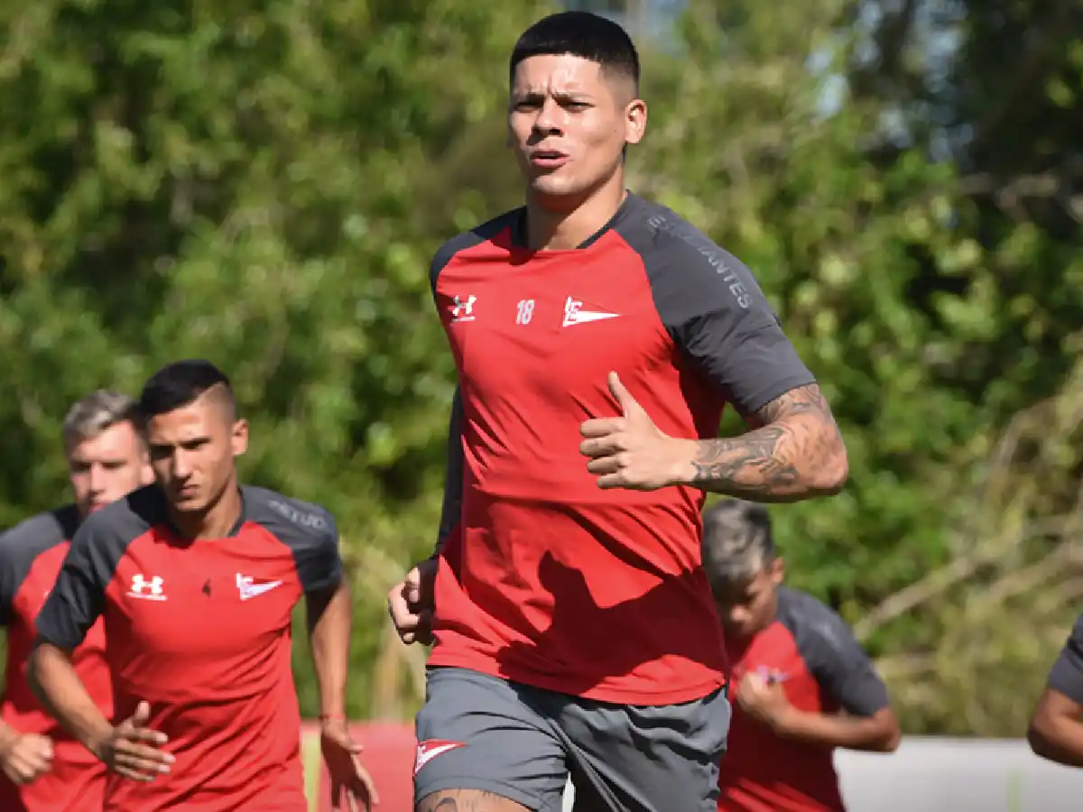 Rojo podría ser titular ante Defensa y Justicia