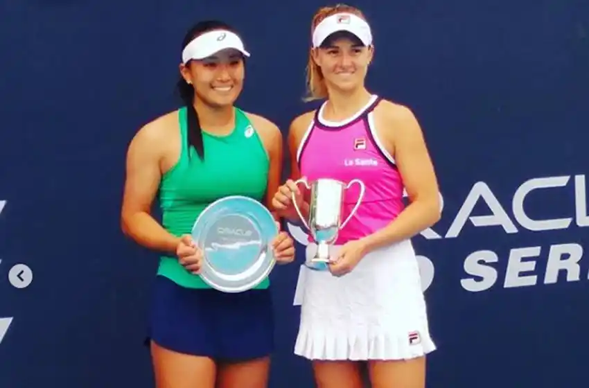 La rosarina Nadia Podoroska se coronó en California