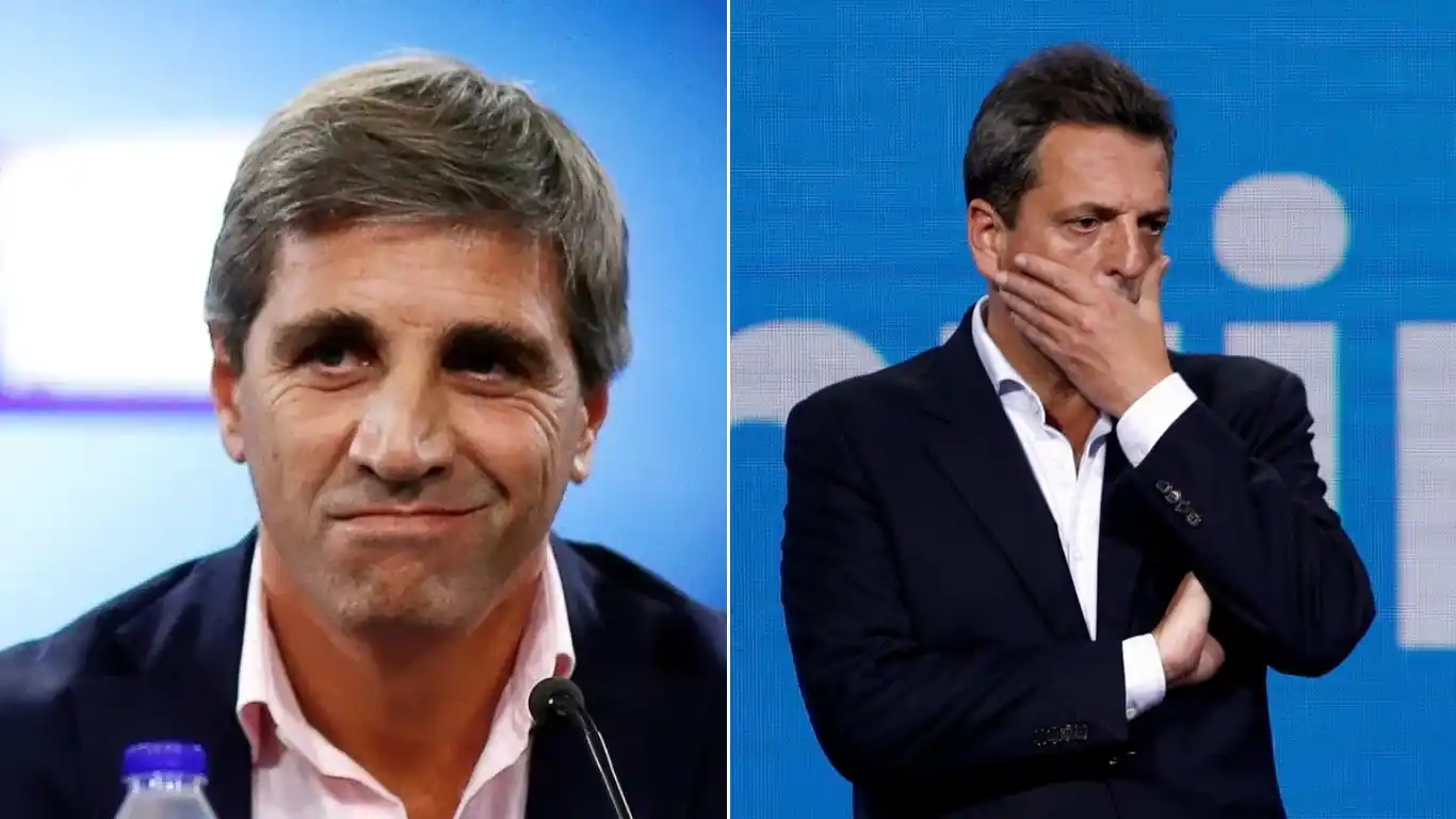 Luis Caputo y Sergio Massa