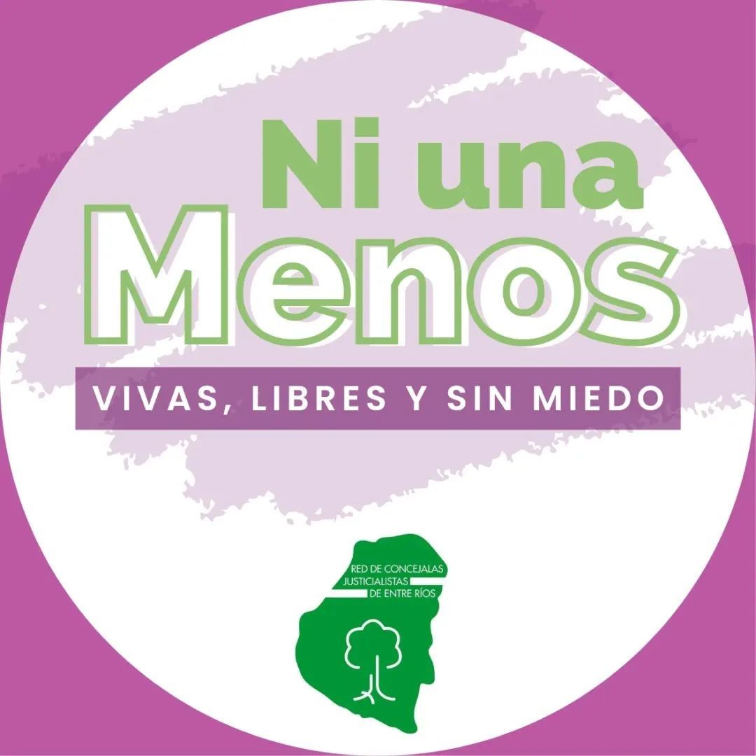 Acompañamiento de las concejalas justicialistas de la provincia a la movilización del J3