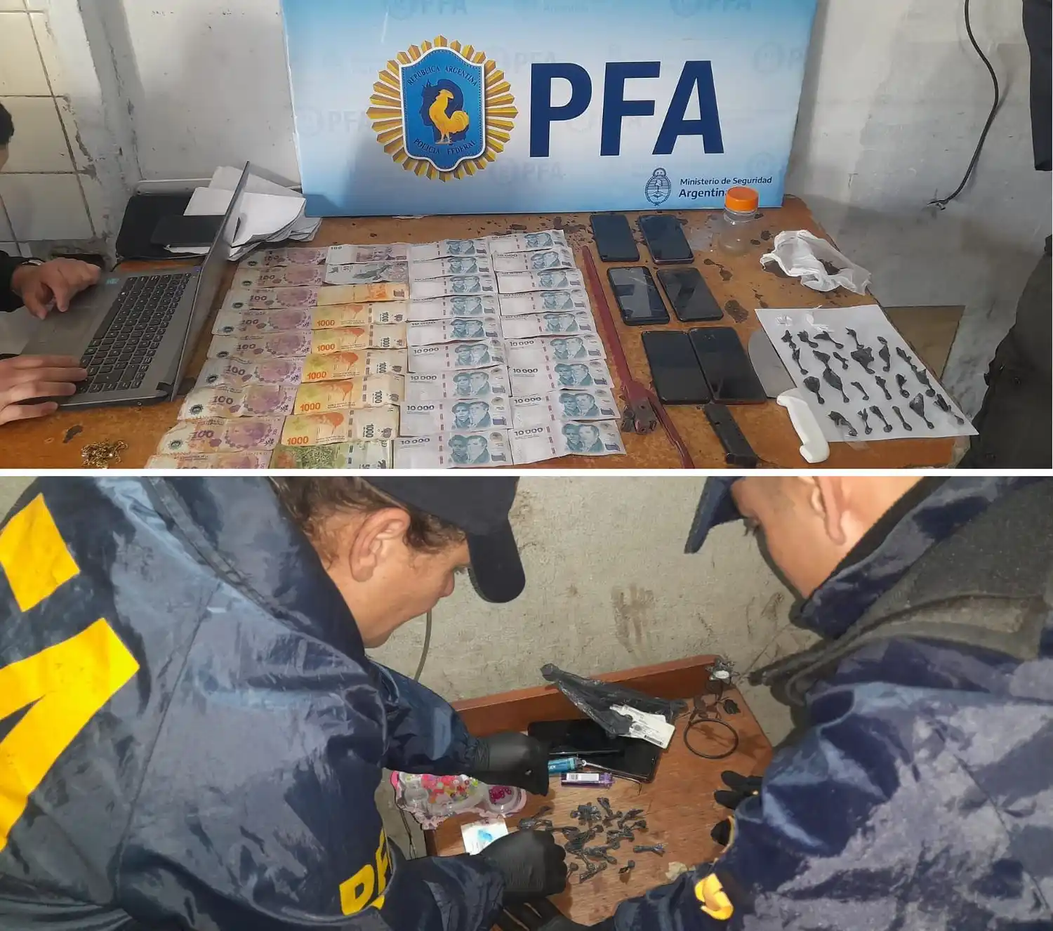 Golpe al narcotráfico en Chascomús: La PFA desbarata un punto de venta de drogas en el barrio Iporá