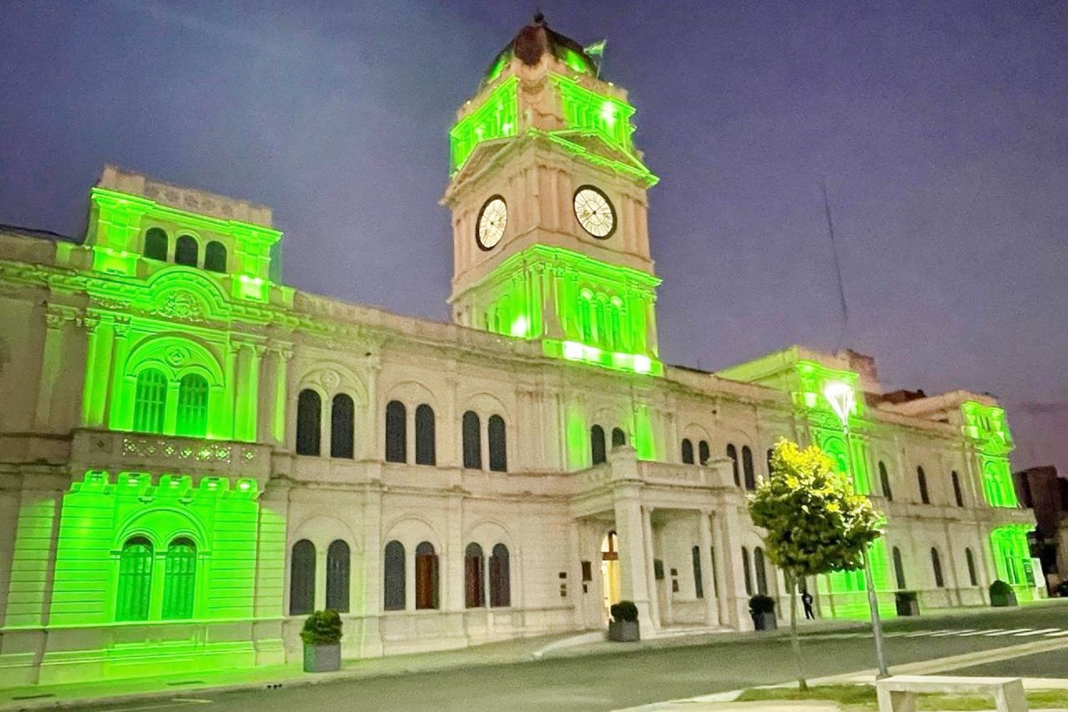 Casa de Gobierno se iluminará de verde por el día internacional del Juego Responsable