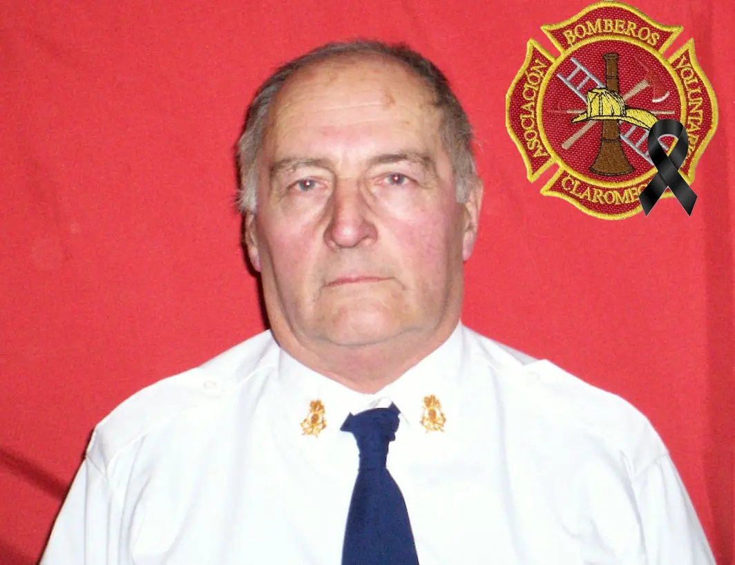 Bomberos de Claromecó despiden a Anselmo Prado