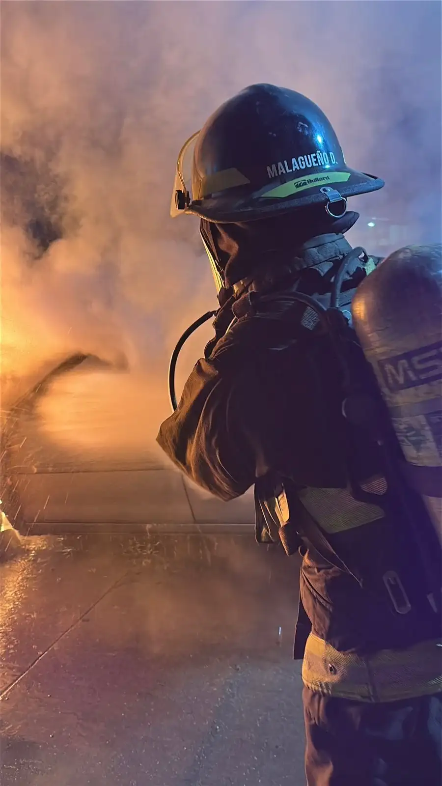 incendio auto bomberos zapadores rafaela - 2