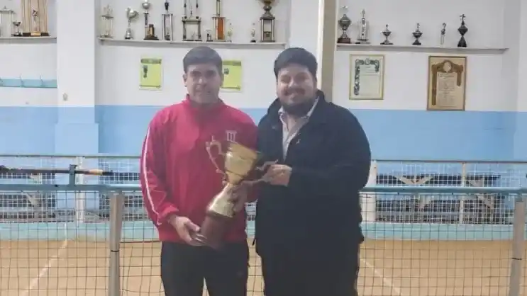 Luciano Juarez junto a Lucas Britez